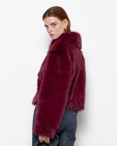 Mallory The label - Orellia Short Faux Fur Jacket  