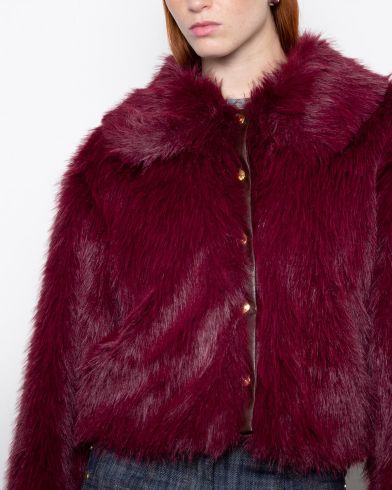 Mallory The label - Orellia Short Faux Fur Jacket  