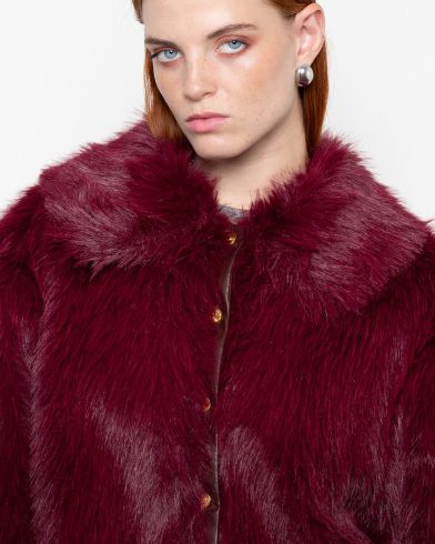 Mallory The label - Orellia Short Faux Fur Jacket  