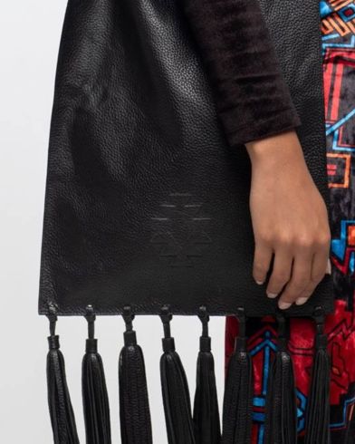 Peace And Chaos - Karma Tassel Tote Bag