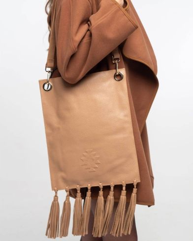 Peace And Chaos - Karma Tassel Tote Bag