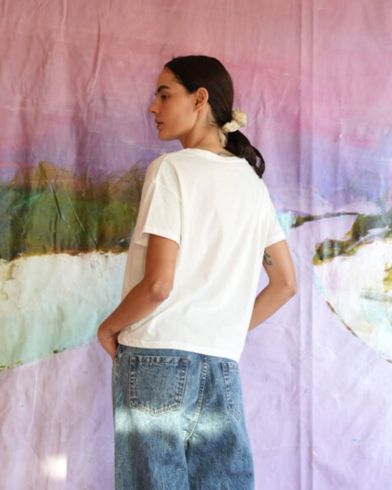 Γυναικεία Κοντομάνικη Μπλούζα Madame Shoushou - Valerie