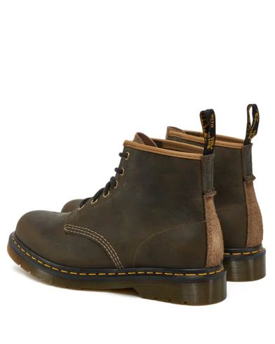 Dr Martens - 101 Antique Pull Up + Long Napped Suede Booties