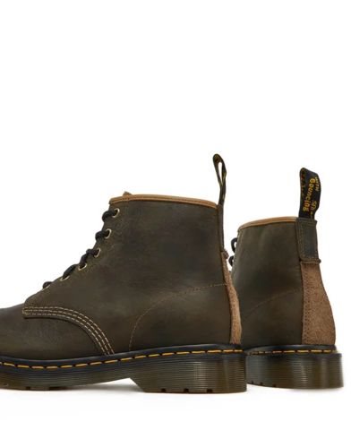 Dr Martens - 101 Antique Pull Up + Long Napped Suede Booties