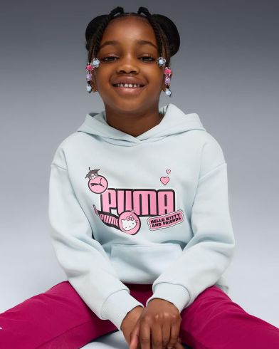 Παιδική Μπλούζα Φούτερ με Κουκούλα Puma - Puma X Hello Kitty & Friends Relaxed Graphic Tr
