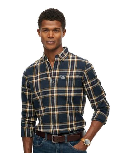 Ανδρικό Μακρυμάνικο Πουκάμισο Superdry - D1 Ovin L/S Cotton Lumberjack