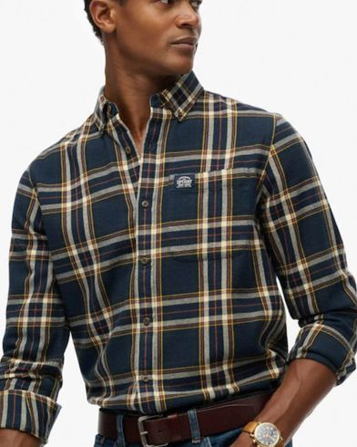 Ανδρικό Μακρυμάνικο Πουκάμισο Superdry - D1 Ovin L/S Cotton Lumberjack