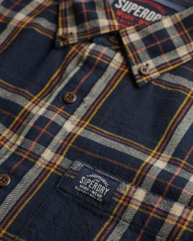 Ανδρικό Μακρυμάνικο Πουκάμισο Superdry - D1 Ovin L/S Cotton Lumberjack