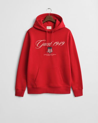 Ανδρική Μπλούζα Φούτερ με Κουκούλα Gant - 7094