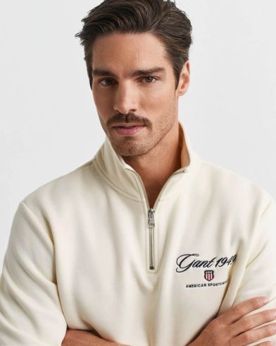 Ανδρική Μακρυμάνικη Μπλούζα με Γιακά Gant - 7095