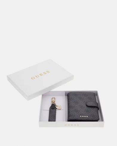 Guess - Gift Box Passport Case+Keyring