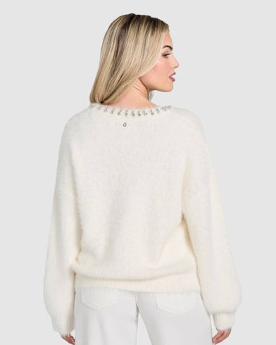 Guess - Ls Cn Arisa Rhinestone Swtr