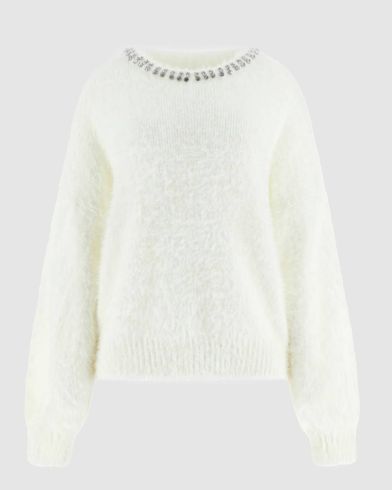 Guess - Ls Cn Arisa Rhinestone Swtr