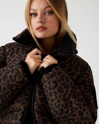 Guess - Martina Print Crop Puffa