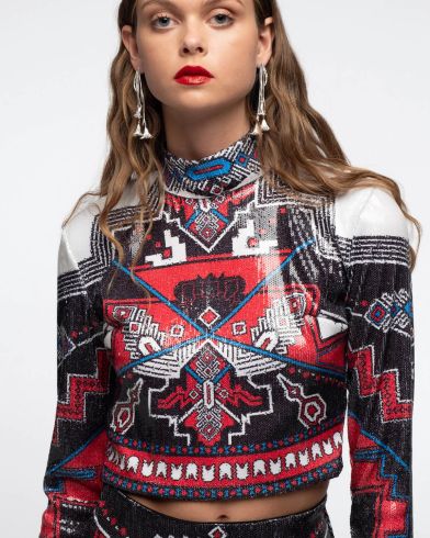 Peace And Chaos - Legacy Turtleneck Top