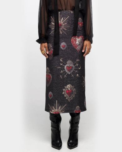 Peace And Chaos - Elisium Midi Skirt