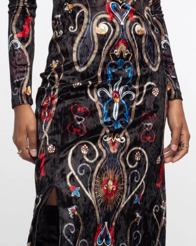 Peace And Chaos - Dusk Slit Dress