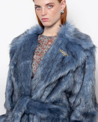 Γυναικείο Γούνινο Παλτό Mallory The label - Cloud Long