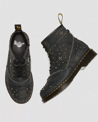 Dr Martens - 1460 Chain Utility Booties 