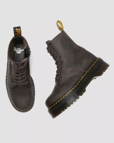 Dr Martens - Jadon Burnished Waxy Pull Up Booties 