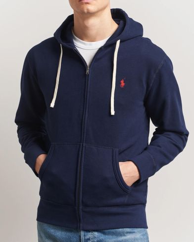 Men Sweatshirt Polo Ralph Lauren Lsfzhoodm6-Long Sleeve-Knit 710813297004 410 navy    