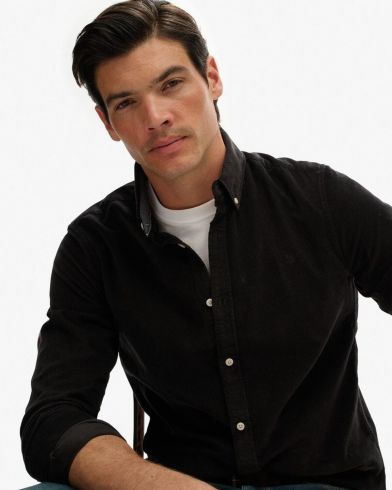 Ανδρικό Μακρυμάνικο Πουκάμισο Superdry - D3 Stud Classic Needle Cord