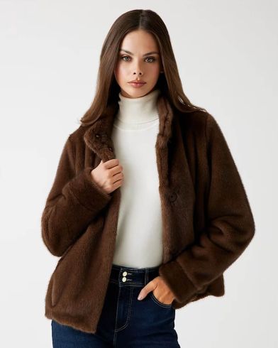 Guess - Luna Faux Fur Jacket  