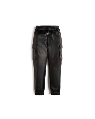 Guess - Pu Leather Cargo Pants   