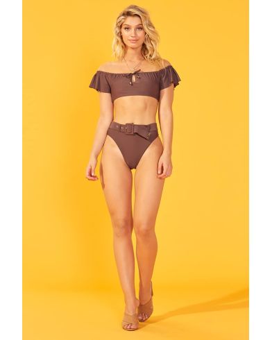 Γυναικείο Bikini Top Minkpink - Coco Off Shoulder Crop