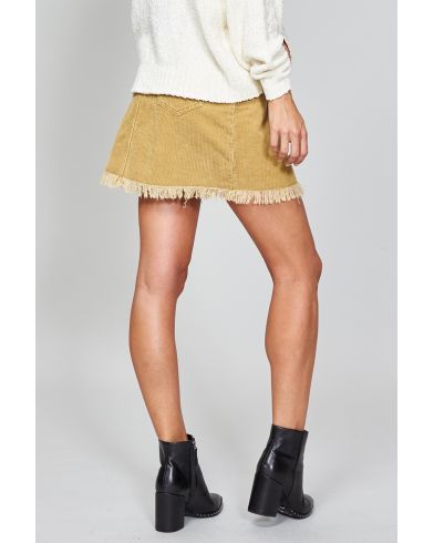 Minkpink - Empire Cord Mini Skirt 