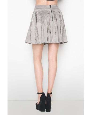 Glamorous - Cord Line Skater Skirt