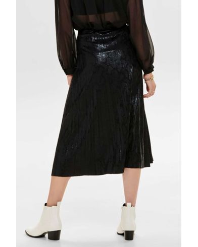 Only - Antonia Faux Suede Midi Skirt 