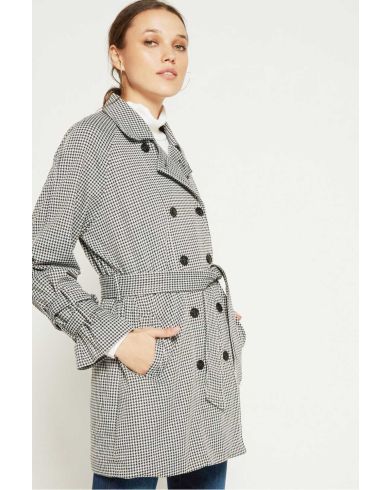 Minkpink - Check Trench Coat   