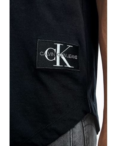 Ανδρική Κοντομάνικη Μπλούζα Calvin Klein - Badge Turn Up Sleeve
