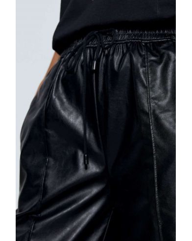 Γυναικείο Ψηλόμεσο Παντελόνι Eight - 5045 Leather Texture