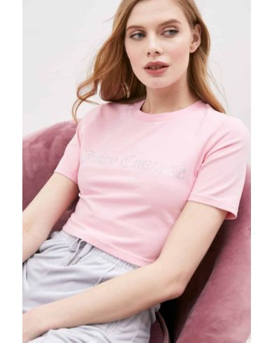 Γυναικεία Crop Κοντομάνικη Μπλούζα Juicy Couture - Sophie