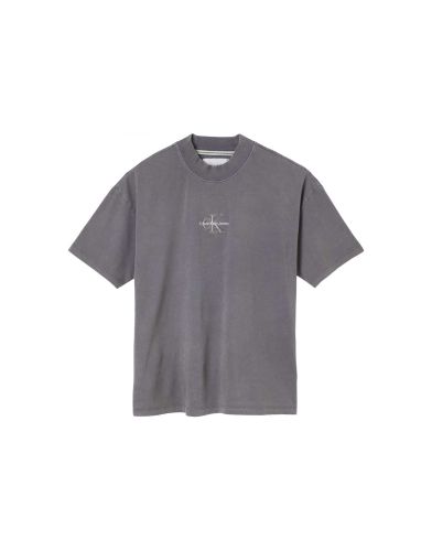 Γυναικεία Κοντομάνικη Μπλούζα με Boyfriend Εφαρμογή Calvin Klein - Monogram Washed