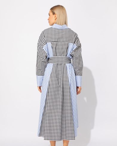 Sourloulou - 22X917 Checked Dress 