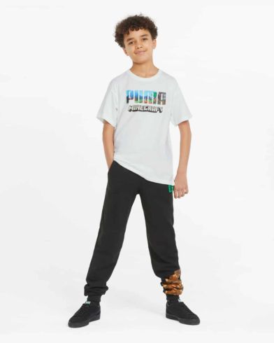 Παιδική Κοντομάνικη Μπλούζα Puma - x MINECRAFT