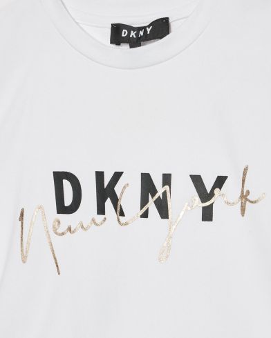 Παιδική Κοντομάνικη Μπλούζα DKNY - 5S02 J