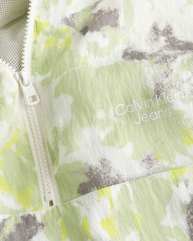 Γυναικείο Αντιανεμικό Jacket με Κουκούλα Calvin Klein - Glazes Fabric