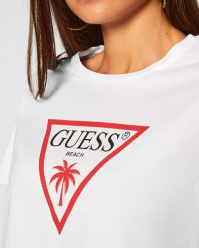 Γυναικεία Κοντομάνικη Μπλούζα Guess - 01K8