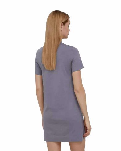 Calvin Klein - Gunmetal Monogram T-Shirt Dress 