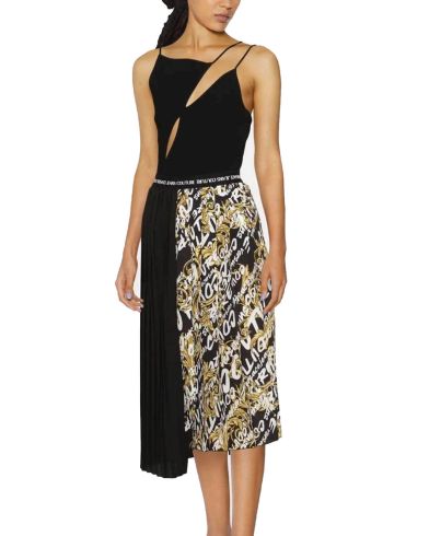 Versace Jeans Couture - Re-Styling Crepe Poly PR Brush Couture Skirt 