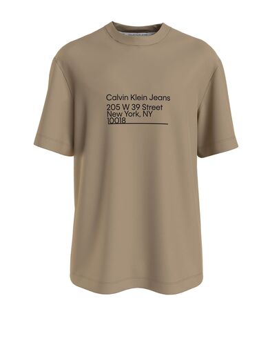 Ανδρική Κοντομάνικη Μπλούζα Calvin Klein - CK Address Logo