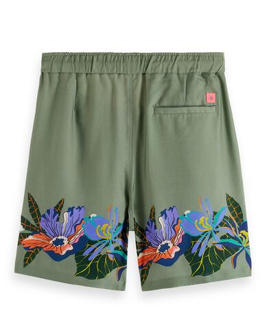 Ανδρικό Σορτς Scotch &amp; Soda - Seasonal With Placement Flower Print