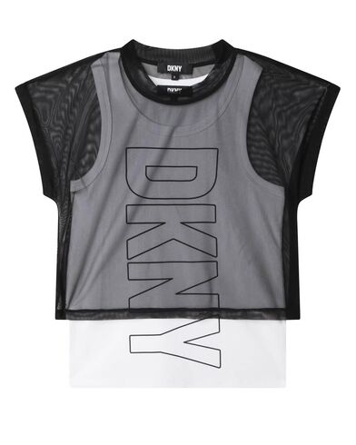 Παιδική Μακρυμάνικη Μπλούζα DKNY  - 5S83 J