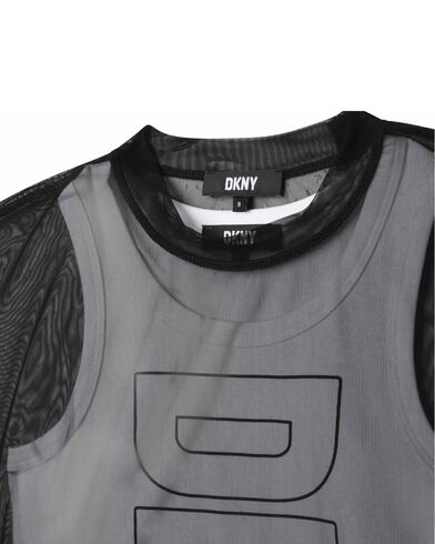 Παιδική Μακρυμάνικη Μπλούζα DKNY  - 5S83 K