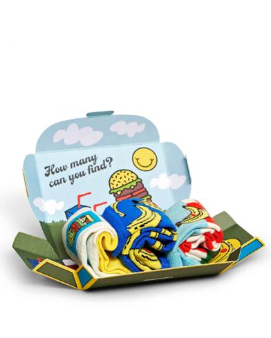 Παιδικό Set Δώρου Κάλτσες Happy Socks 3 Ζευγάρια - Picnic