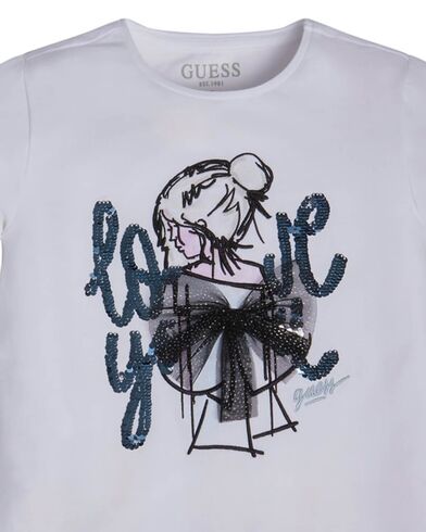Guess - RI31 High Low Ss T-Shirt  